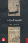 FE DEL RECUERDO,LA, de WACHTEL,NATHAN | portada del libro