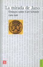 La mirada de Jano. Ensayos sobre Carl Schmitt, de Carlo Galli | portada del libro