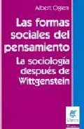 LAS FORMAS SOCIALES DEL PENSAMIENTO, de ALBERT OGIEN | portada del libro