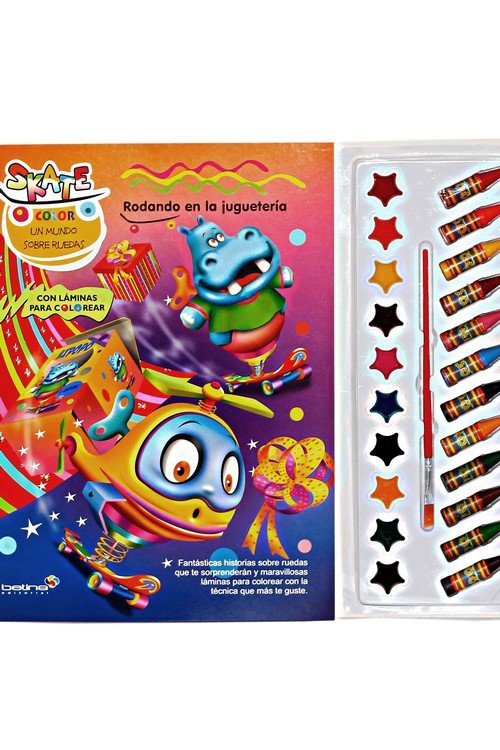 SKATE COLOR - RODANDO EN LA JUGUETERIA | portada del libro