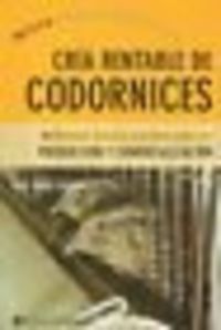 Cr¡a rentable de codornices, de LUIS LAZARO | portada del libro