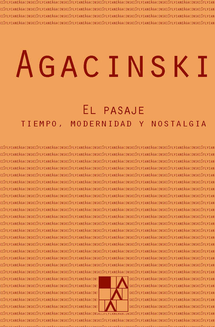 EL PASAJE, de SYLVAINE AGACINSKI | portada del libro