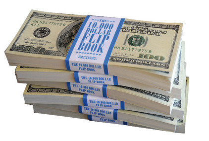THE 10000 DOLLAR FLIP BOOK, de MELAZZINI, SANTIAGO | portada del libro