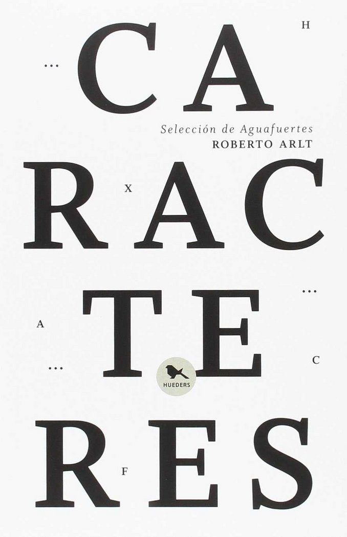 CARACTERES, de ROBERTO ARLT | portada del libro