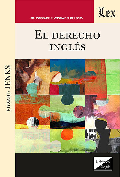 DERECHO INGLES, EL, de JENKS, EDWARD | portada del libro