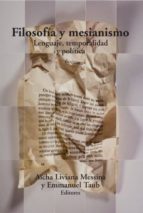 FILOSOFIA Y MESIANISMO, de Varios autores | portada del libro