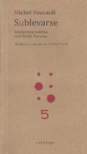 SUBLEVARSE, de MICHEL FOUCAULT | portada del libro