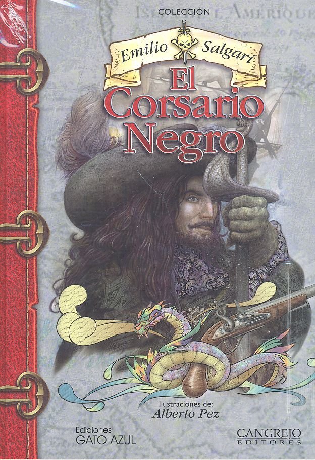 CORSARIO NEGRO, de Salgari, Emilio | portada del libro