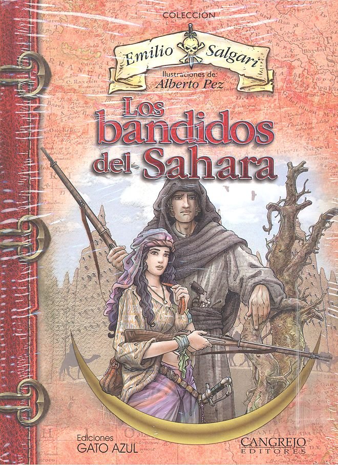 BANDIDOS DEL SAHARA, de Salgari, Emilio | portada del libro