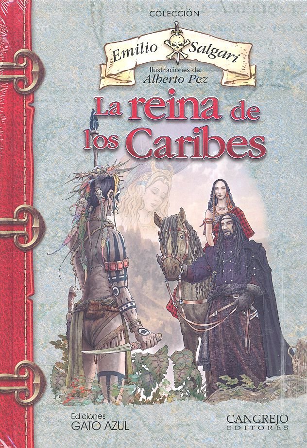 REINA DE LOS CARIBES, de Salgari, Emilio | portada del libro