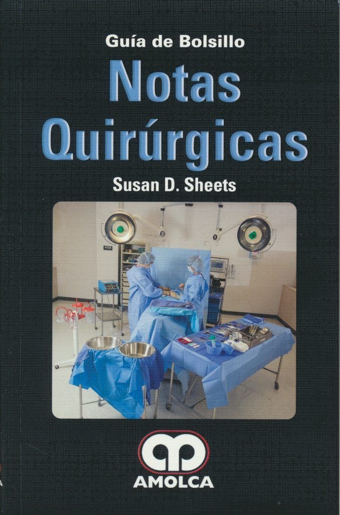 NOTAS QUIRURGICAS GUIA DE BOLSILLO, de SHEETS | portada del libro