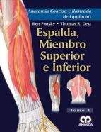 PANSKY ESPALDA MIEMBRO SUPERIOR E INFERIOR ANATOMIA CONC, de Varios autores | portada del libro