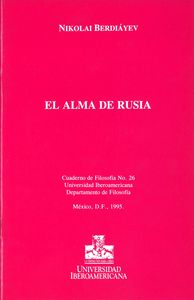 ALMA DE RUSIA,EL, de BERDIAYEV | portada del libro