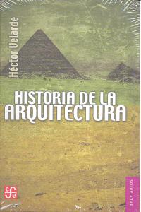 HA.DE LA ARQUITECTURA, de VELARDE | portada del libro
