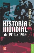 HA.MUNDIAL 1914-1950, de David Thomson | portada del libro