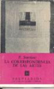 CORRESPONDENCIA ARTES, de SOURIAU | portada del libro