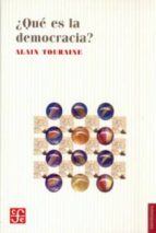 ¿Qué es la democracia?, de Alain Touraine | portada del libro