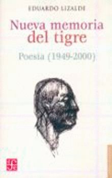 NUEVA MEMORIA DEL TIGRE, de Eduardo Lizalde | portada del libro