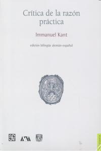 CRITICA DE LA RAZON PRACTICA, de Immanuel Kant | portada del libro