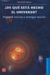 DE QUE ESTA HECHO EL UNIVERSO, de MATOS | portada del libro