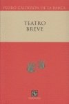 TEATRO BREVE, de CALDERON DE LA BARCA | portada del libro