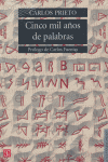CINCO MIL AÑOS DE PALABRAS, de PRIETO | portada del libro