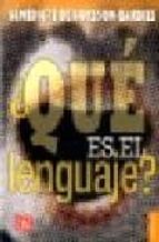QUE ES EL LENGUAJE, de BENEDICTE DE BOYSSON BARDIES | portada del libro