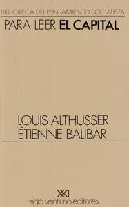 Para leer " El Capital", de ALTHUSSER | portada del libro
