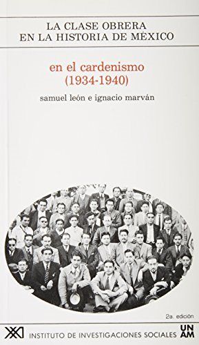 En el cardenismo (1934-1940), de León, Samuel | portada del libro