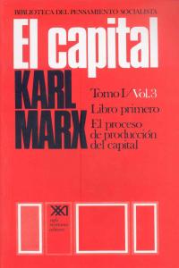 CAPITAL 03 LIBRO PRIMERO, de Marx | portada del libro