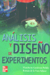 ANALISIS Y DISEÑO DE EXPERIMENTOS, de GUTIERREZ#DE LA VARA | portada del libro