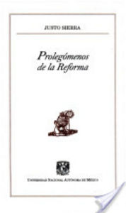 Prolegómenos de la Reforma, de SIERRA | portada del libro