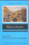 RAICES EN LA TIERRA IRLANDA EN SU ENSAYO LITERARIO, de PATAN | portada del libro
