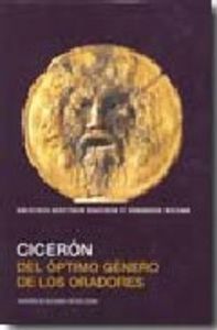 DEL OPTIMO GENERO DE LOS ORADORES, de CICERON | portada del libro