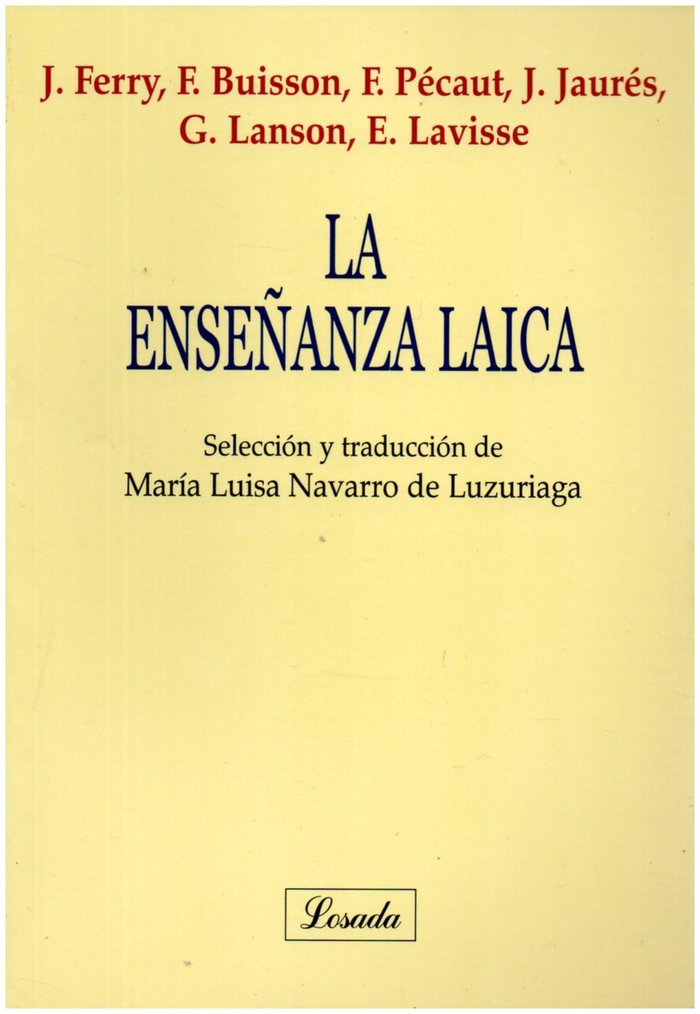 La enseñanza laica, de Buisson, Ferdinand | portada del libro