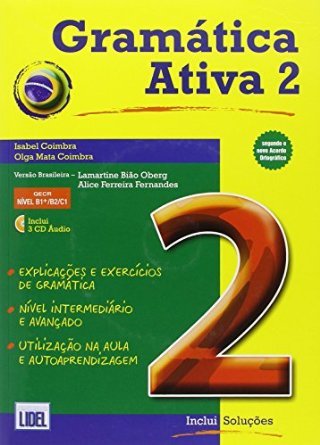 GRAMATICA ATIVA 2 + CD (EDICIÓN BRASILEÑA), de Varios autores | portada del libro