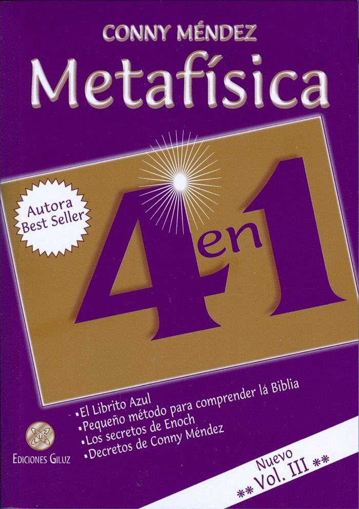 METAFISICA 4 EN 1. VOL. 3º, de MENDEZ,CONNY | portada del libro