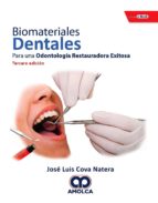 COVA BIOMATERIALES DENTALES 3E, de COVA | portada del libro