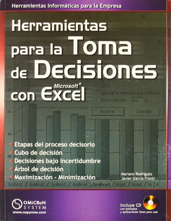 Herramientas para la Toma de Decisiones con Excel, de RODRIGUEZ | portada del libro