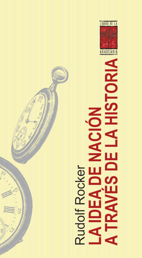 LA IDEA DE NACIóN A TRAVéS DE LA HISTORIA, de RUDOLF ROCKER | portada del libro