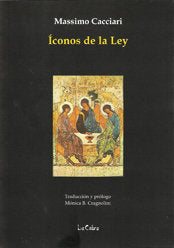 ICONOS DE LA LEY, de MASSIMO CACCIARI | portada del libro