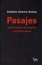 PASAJES ENTRE EL ESTADO DE EXCEOCION Y EL ESTADO-GUERRA, de ESTEBAN ZAMORA GODOY | portada del libro