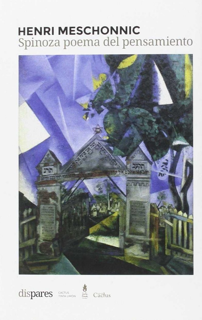 SPINOZA POEMA DEL PENSAMIENTO, de HENRI MESCHONNIC | portada del libro