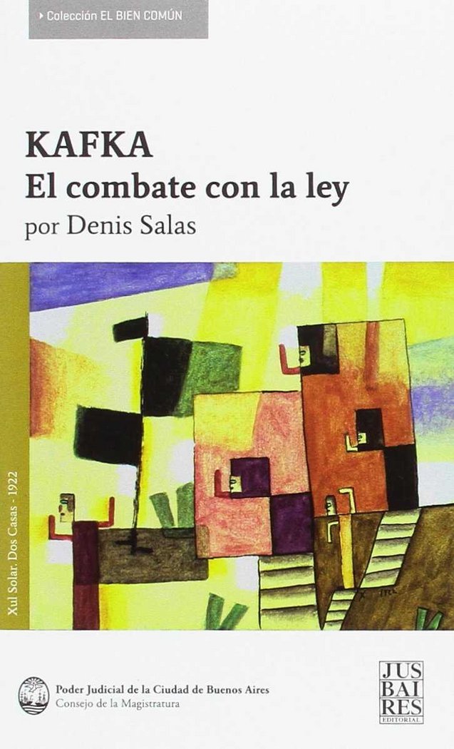 KAFKA, EL COMBATE CON LA LEY, de DENIS SALAS | portada del libro