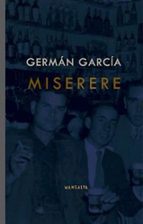 MISERERE, de GERMAN GARCIA | portada del libro