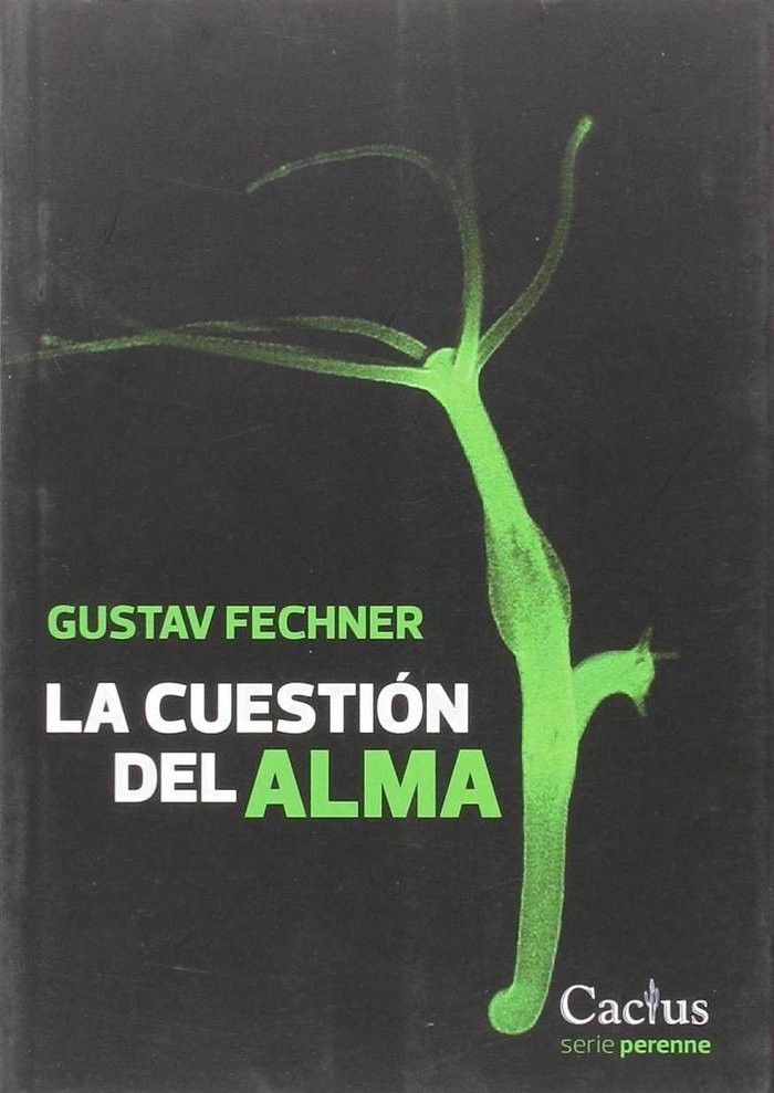 LA CUESTION DEL ALMA, de GUSTAV FECHNER | portada del libro