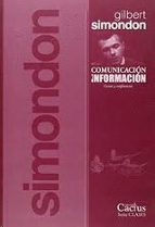 Comunicación e información (Cursos y conferencias), de Gilbert Simondon | portada del libro