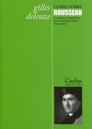 Curso sobre Rousseau, de GILLES DELEUZE | portada del libro