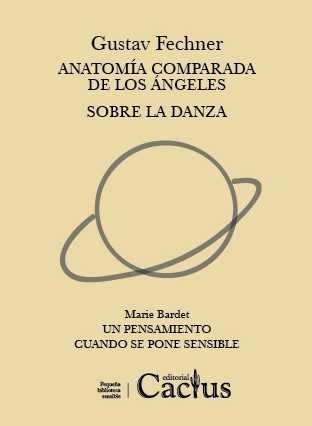 ANATOMIA COMPARADA DE LOS ANGELES. SOBRE LA DANZA, de GUSTAV FECHNER | portada del libro
