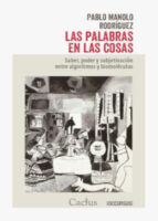 LAS PALABRAS EN LAS COSAS, de PABLO MANOLO RODRIGUEZ | portada del libro